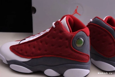 RED RETRO JORDAN - 13 FLINT GYM GREY 0928